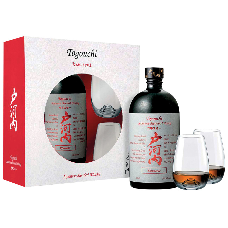 Togouchi kiwami 70cl coffret 2 verres - Cave Vins de France